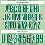 Grün-Weiß Sublimation Erbsentrikot Benutzerdefinierte Uniform Grün Ethnische Streifen Kelly Fußball Grün-Weiß Sublimation Erbsentrikot Benutzerdefinierte Uniform Grün Ethnische Streifen Kelly Fußball