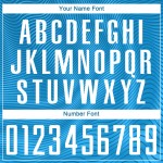 Fußball Sublimation Licht Custom Weiß-Schwarz Uniform Jersey Blau