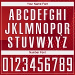 Fußball Sublimation Rot Custom Weiß Uniform Trikot Fußball Sublimation Rot Custom Weiß Uniform Trikot