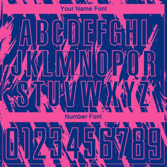 Fußballuniform Sublimation Royal Custom Pink Jersey