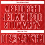 Sublimationstrikot Rot-Schwarz Uniform Fußball Custom Rot