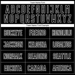 Benutzerdefinierte Uniform Schwarz-Weiß Jersey Royal Sublimation Fußball