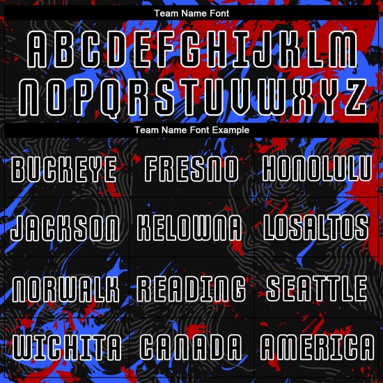 Royal-Red Sublimation Jersey Uniform Schwarz Fußball Schwarz Custom