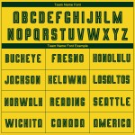 Uniform Sublimation Custom Green Fade Fashion Fußball Jersey Gold